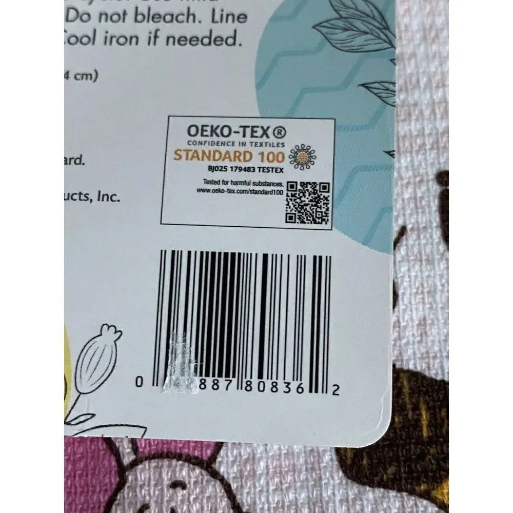 2 Pk Disney Winnie The Pooh Kitchen Towels‎ Piglet Tigger Eeyore Spring NEW
